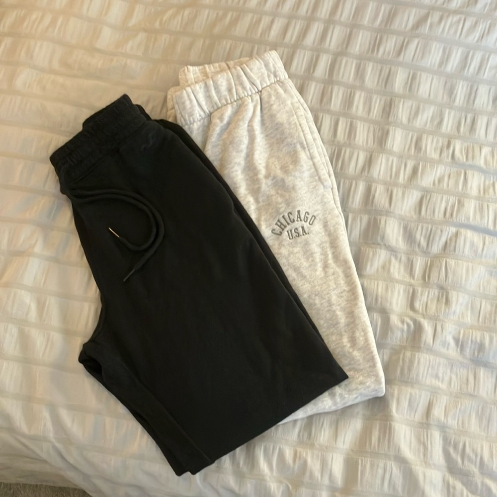 Jogger Pants - Black and Gray